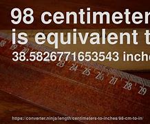 Image result for 98 Cm to Inches