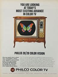 Image result for Vintage Color TV Ads