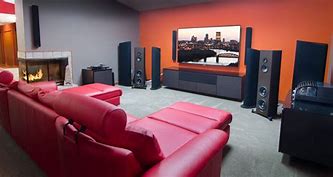 Image result for Small Home Theater Setup