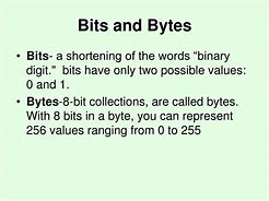 Image result for What Is the Difference Between Bits and Bytes