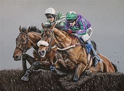 Image result for Horse Racing Paintings Leeds Artist
