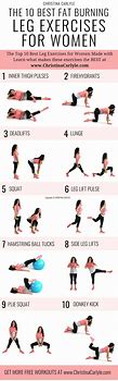 Image result for Leg Workout Exercises