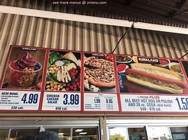 Image result for Costco Food Court Drinks Menu