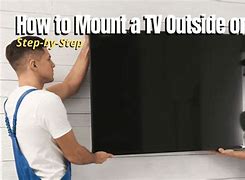Image result for Outdoor TV On Siding