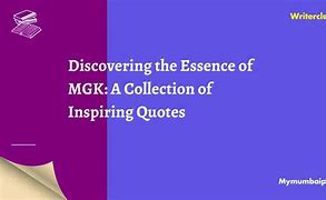 Image result for MGK Quotes