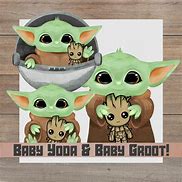 Image result for Groot and Baby Yoda Memorial Day Background