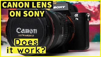Image result for Sony A7ii EF Lens