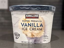 Image result for Costco Vanilla Ice Cream Tub