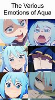 Image result for Aqua Anime Memes