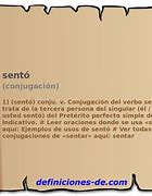 Image result for Definicion De La Palabra Sentones