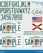 Image result for Florida License Plate PSD