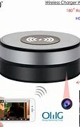 Image result for Wireless Charger Spy Camera