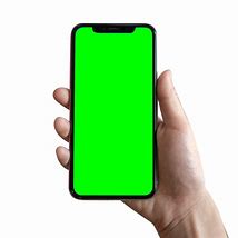 Image result for Holding Phone Landscape Greenscreen