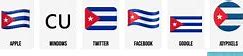 Image result for Cuba Flag Emoji