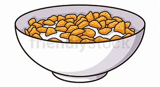 Image result for Cereal Bowl with Spoon Cartoon