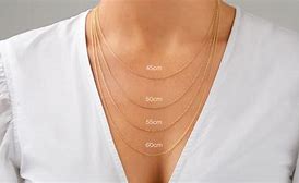 Image result for Gold Chain Length Guide