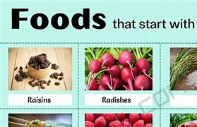 Image result for Other Words for Food That Start with R