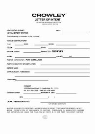 Image result for Binding Letter of Intent Form