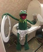 Image result for Kermit Bathroom Meme