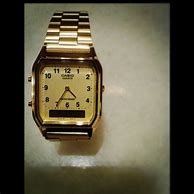 Image result for Black and Gold Casio Watch