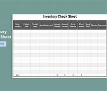 Image result for Inventory Check Out Sheet