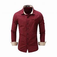 Image result for Red Collarless Shirts for Men