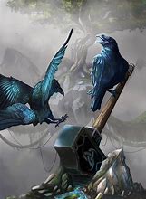 Image result for Odin's Ravens Art