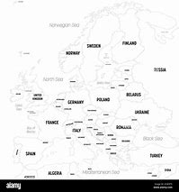 Image result for Map of Europe Oceans