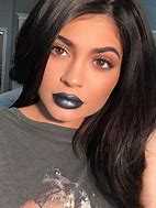 Image result for Metallic Black Lipstick