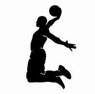 Image result for People Playing Basketball Clip Art Black and White