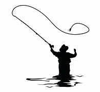 Image result for Fly Fishing Clip Art Black and White