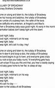 Image result for Lullaby Top Songs Lyrics