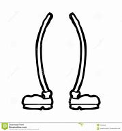 Image result for Leg Cartoon Black and White