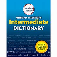Image result for Webster's Intermediate Dictionary