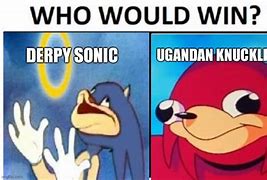 Image result for Knuckles Sonic Toothbrush Meme