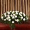 Image result for Casket with Flowers