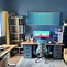 Image result for Jewel-Toned Gaming Desk Setup