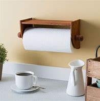 Image result for Cat Wood Paper Towel Holder