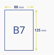 Image result for B7 Paper Size