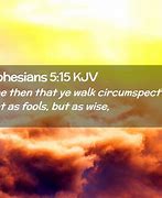 Image result for Ephesians 5:15 KJV