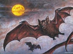 Image result for Bat Painting Realistic