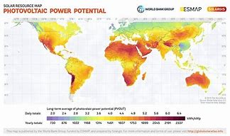 Image result for Solar Power Output Map