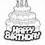 Image result for Printable Happy Birthday Cards to Color