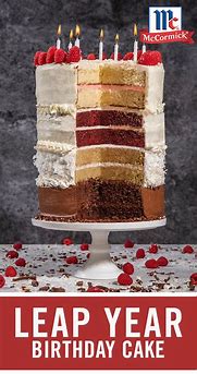 Image result for Leap Year Birthday Cake