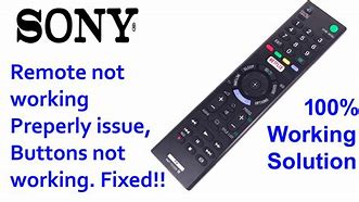 Image result for Sony TV Button at the Back