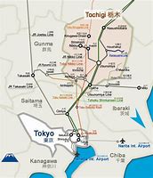Image result for Map Tokyo Tochigi Japan
