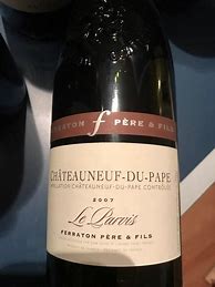 Image result for Ferraton Chateauneuf Pape Parvis