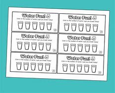 Image result for WATE Drinking Chart for Kinder