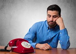 Image result for Man Waiting for Phone Call