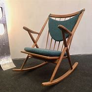 Image result for Old Blue Rocking Chair